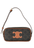 Triomphe Mini Camera Bag, &pound;695, Handbags, Brown, Canvas, Front view